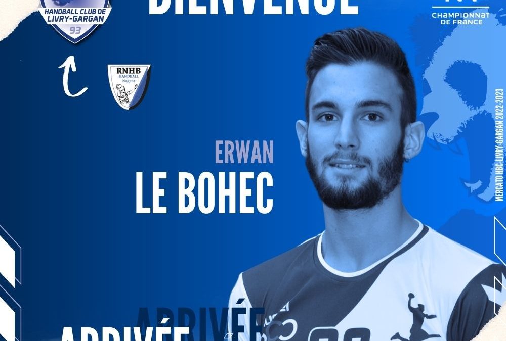 Erwan Le Bohec est de retour au HBC Livry-Gargan !
